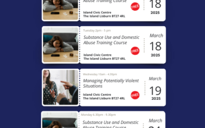 FREE Training: Substance Use and Domestic Abuse & Managing Potentially Violent Situations